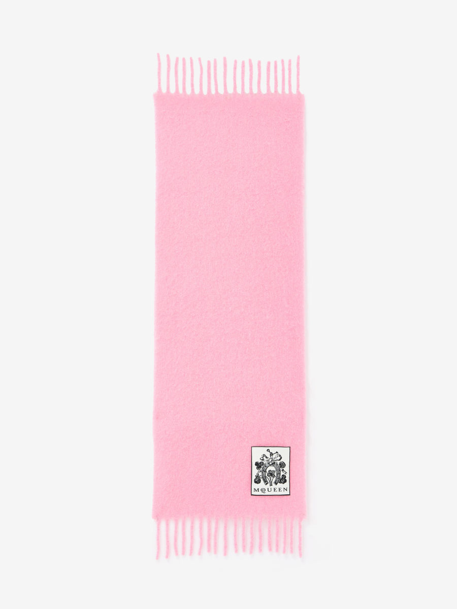 ALEXANDER MCQUEEN - Solid Cosy Scarf - Item 8357073E78Q5900